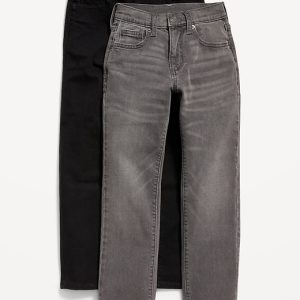 Straight-Leg Built-In Flex Jeans 2-Pack for Boys