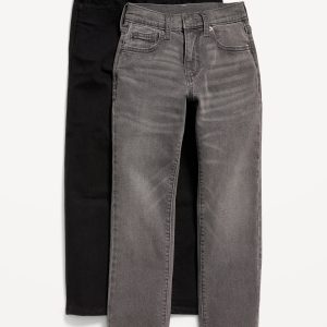 Straight-Leg Built-In Flex Jeans 2-Pack for Boys