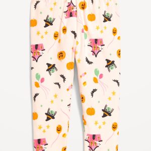 Printed Full-Length Leggings for Toddler Girls