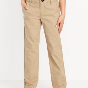 School Uniform Straight Leg Pants for Girls