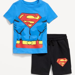 DC Comics™ Superman Graphic T-Shirt and Shorts Set for Toddler Boys