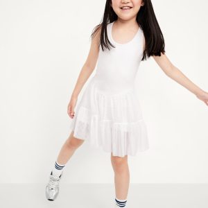 PowerSoft Sleeveless Tutu Athletic Dress for Girls