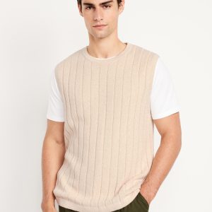 Ribbed Sweater Vest