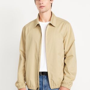 Lightweight Twill Zip Jacket