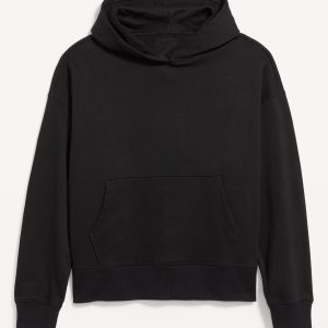 Oversized Cropped Hoodie
