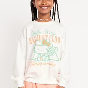 Hello Kitty® Oversized Graphic Tunic Sweatshirt for Girls