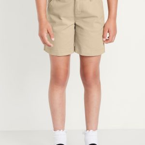 School Uniform Twill Bermuda Shorts for Girls