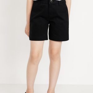 School Uniform Twill Bermuda Shorts for Girls