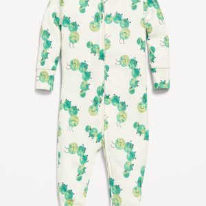 Snug-Fit 2 Way Zip Footed One-Piece for Baby