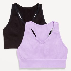 Seamless Performance Bra 2-Pack for Girls