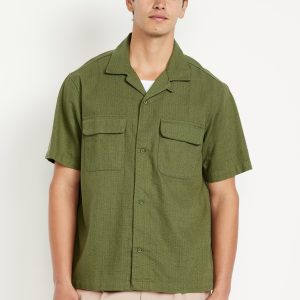 Short-Sleeve Utility Camp Shirt
