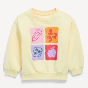 Long-Sleeve Graphic Sweatshirt for Toddler Girls
