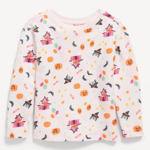Printed Long-Sleeve T-Shirt for Toddler Girls