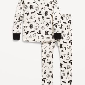 Printed Snug-Fit Pajama Set for Toddler & Baby