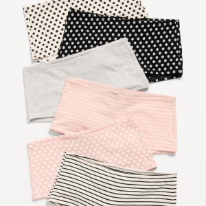 Boyshorts Underwear 6-Pack for Girls