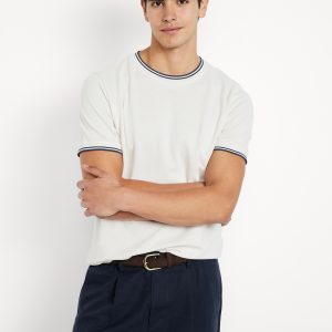 Textured Pique T-Shirt