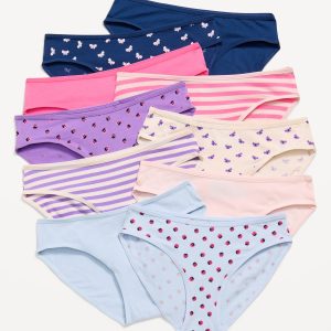 Bikini Underwear 10-Pack for Girls