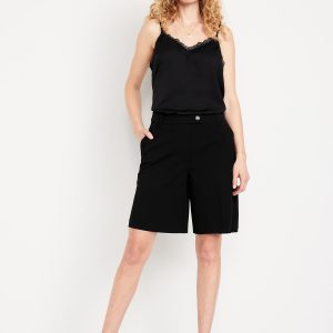 Mid-Rise Taylor Bermuda Shorts -- 10-inch inseam