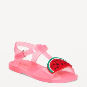 Jelly T-Strap Sandals for Toddler Girls