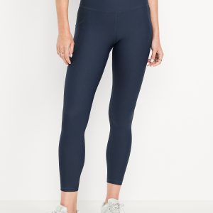 High-Waisted PowerSoft Rib Pocket Leggings