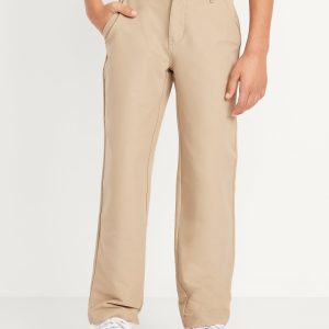 School Uniform Quick-Dry Tech Straight Leg Pants for Boys