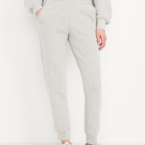 High-Waisted Bounce Fleece Jogger Sweatpants