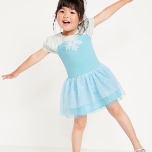 Disney© Short-Sleeve Princess Tutu Dress for Toddler Girls