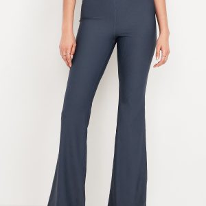Extra High-Waisted PowerSoft Rib Flare Leggings