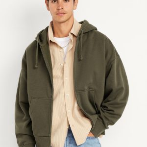 Oversized Heavyweight Zip Hoodie