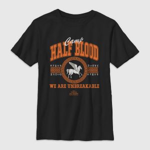 Percy Jackson Collegiate Half Blood Gender-Neutral Graphic T-Shirt for Kids