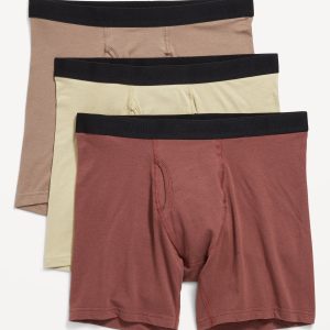 3-Pack Soft-Washed Boxer-Briefs -- 6.25-inch inseam