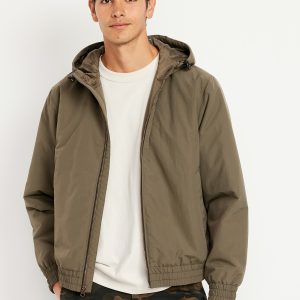 Water-Resistant Tech Zip Jacket
