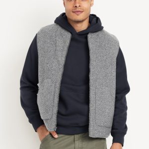 Relaxed Boiled Wool Vest