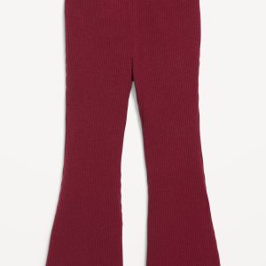 Ribbed Flare-Leg Leggings for Toddler Girls