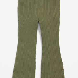 Ribbed Flare-Leg Leggings for Toddler Girls