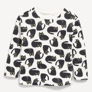 Printed Long-Sleeve T-Shirt for Toddler Girls