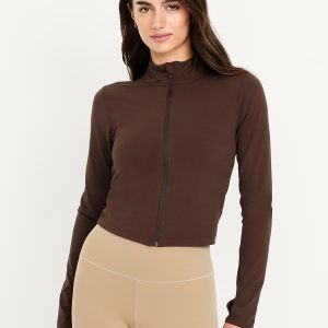 StudioSmooth Crop Full Zip