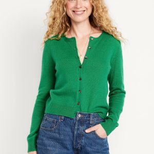 SoSoft Cropped Cardigan Sweater