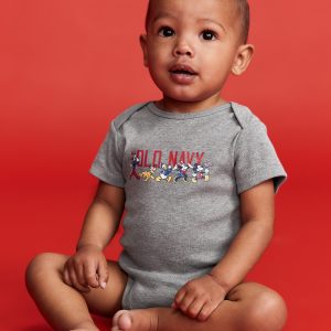 Old Navy x Disney© Short-Sleeve Logo-Graphic Bodysuit for Baby