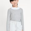 2-In-1 Ribbed Performance Top for Girls