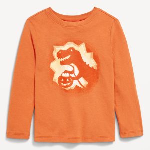 Long-Sleeve Unisex Graphic T-Shirt for Toddler