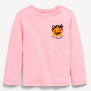 Long-Sleeve Graphic T-Shirt for Toddler Girls