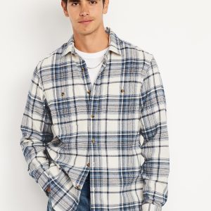 Plaid Flannel Pocket Shirt