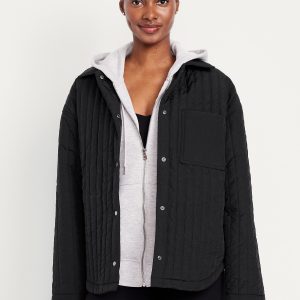 Lightweight Water-Resistant Quilted Jacket