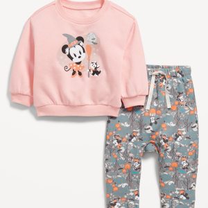 Disney© Unisex Graphic Sweatshirt and Sweatpants Set for Baby