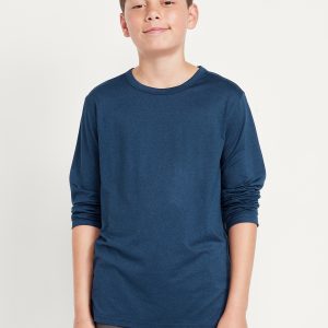 CloudMotion Long-Sleeve Performance T-Shirt for Boys