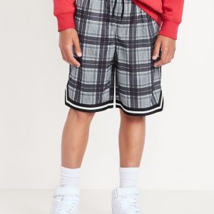 Knee Length Mesh Basketball Shorts for Boys