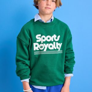 Favorite Fleece Oversized Graphic Fleece Sweatshirt for Boys