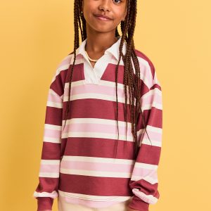 Oversized Rugby Polo Shirt for Girls