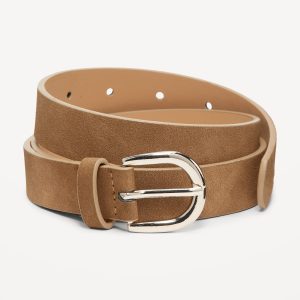 Faux-Suede Belt for Women
